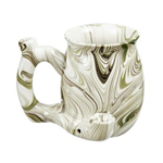 Green Marble Finish Roast and Toast Small Mug